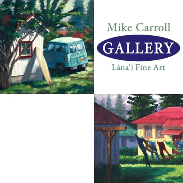 Two 16" x 20"  Art Pieces By Mike Carroll