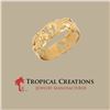Image 1 : 14K Gold-Plated Hawaiian Heirloom Ring, Size 7