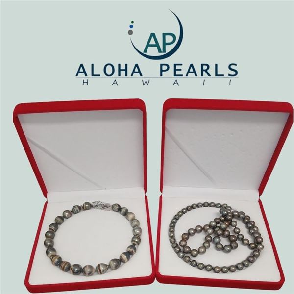18" and 40" Tahitian Pearl Necklaces