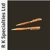 Image 1 : Two Premium Koa Pens with Engraving Certificates