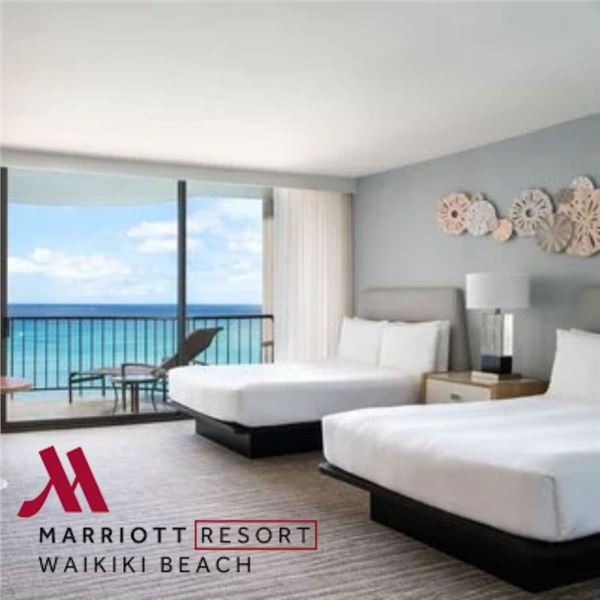 1-Night Stay for Two, Ocean View Room at Waikiki Beach Marriott Resort & Spa