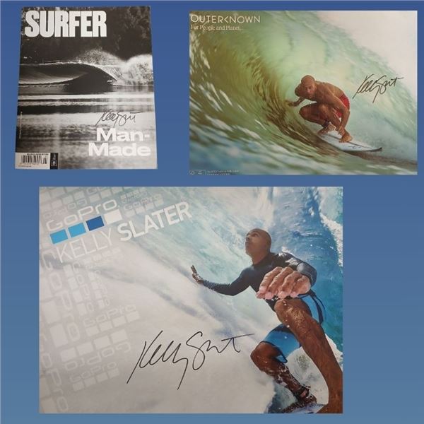Kelly Slater Autographed Surf Memorabilia Collection