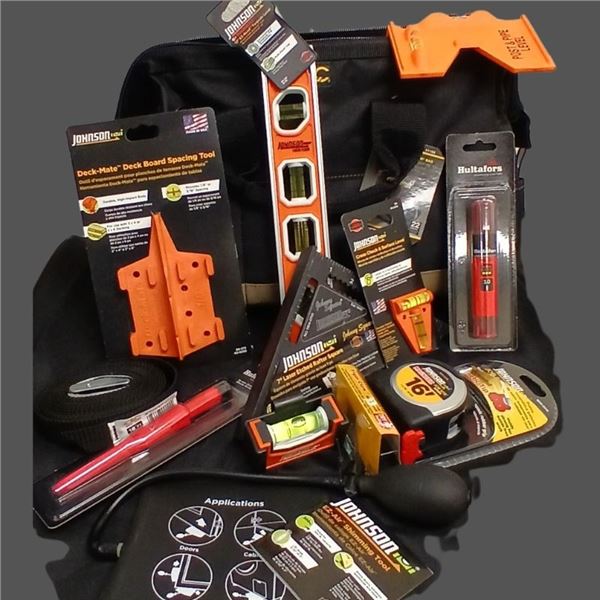 Johnson Level & Tool Manufacturing Company Comprehensive Tool Set