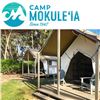 Image 1 : Camp Mokule’ia Two-Night Stay in a Tentalo for Four.