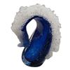 Image 1 : Ocean Blue 6 ½" x 4" Cresting Glass Wave
