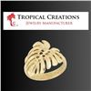 Image 1 : Hawaiian Heirloom Ring,14K Gold-Plated - Size 7