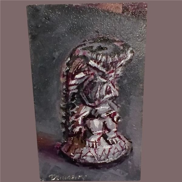 Stained Wooden Tiki