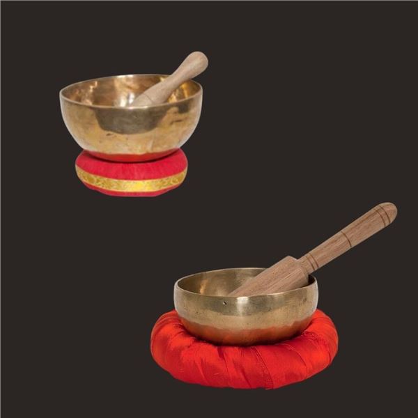 2 Dobani Singing Bowls in Mixed Sizes