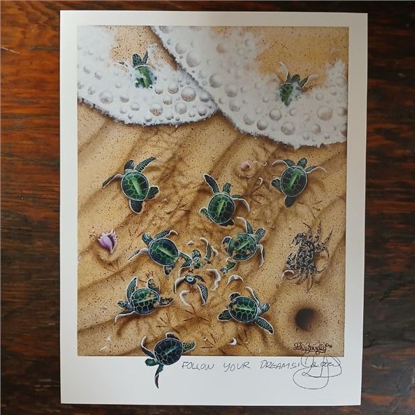 Autographed "Follow Your Dreams"  8" x 10"