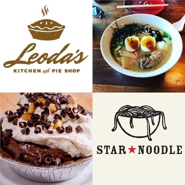 $150 Dinning Certificates for Star Noodle & Leoda’s Kitchen