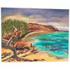 Image 2 : Autographed 16" × 20" "Alii Beach Park, Haleiwa" & "Mokuleia, North Shore of Hawaii" Original Oil