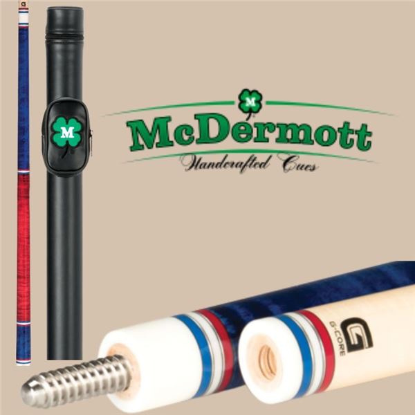 McDermott Pool Cue with Oval Case