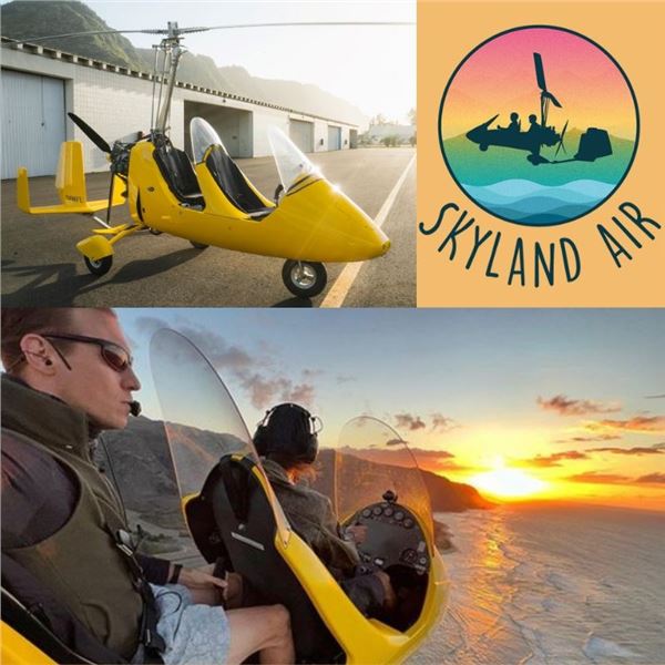 Gyroplane Flight in North Shore of Oahu with Photos