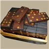Image 2 : 55-Piece Domino Set Handcrafted Koa Wood