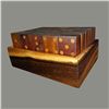 Image 3 : 55-Piece Domino Set Handcrafted Koa Wood