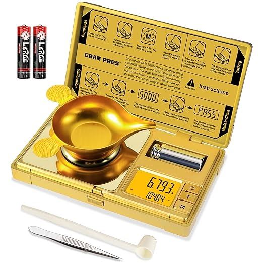 Gram Pres High Precision Milligram Scale50G/0.001G Digital Mini Pocket ...
