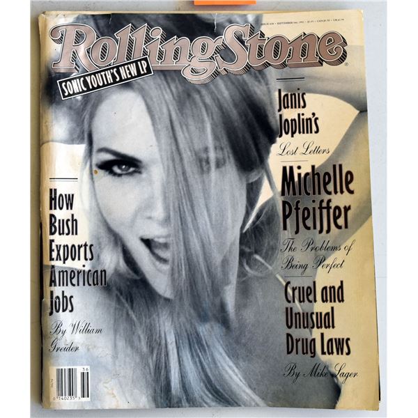 Rolling Stone Magazine featuring Michelle Pfeiffer