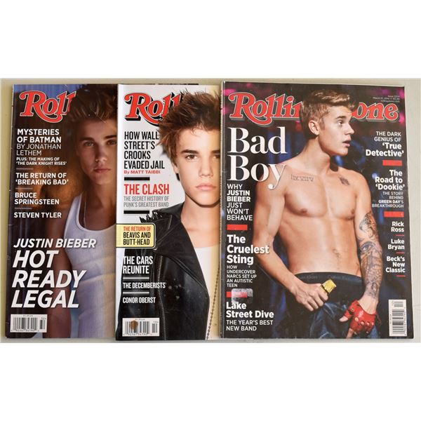 Rolling Stone Magazine featuring Justin Bieber