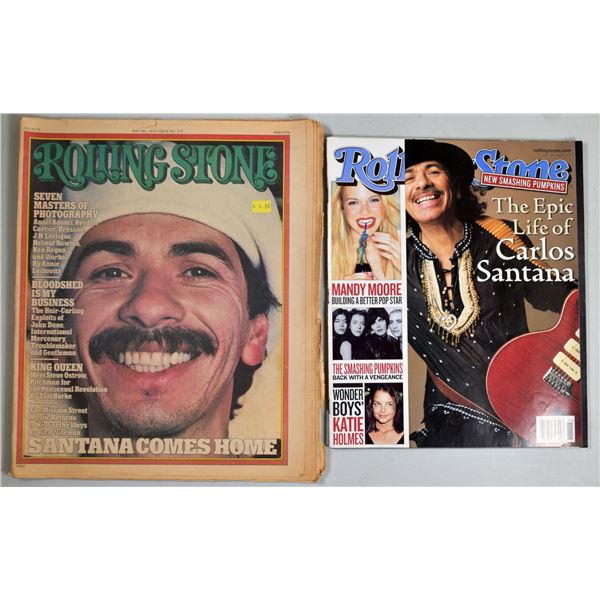 Rolling Stone Magazine featuring Carlos Santana