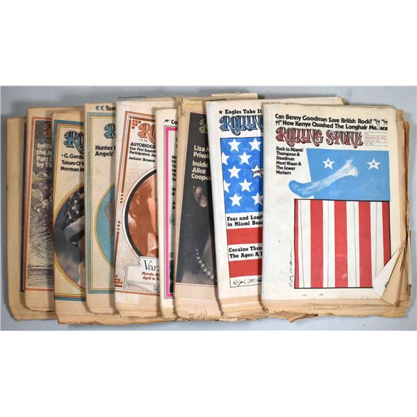 Rolling Stone Magazine featuring Issues from 1973
