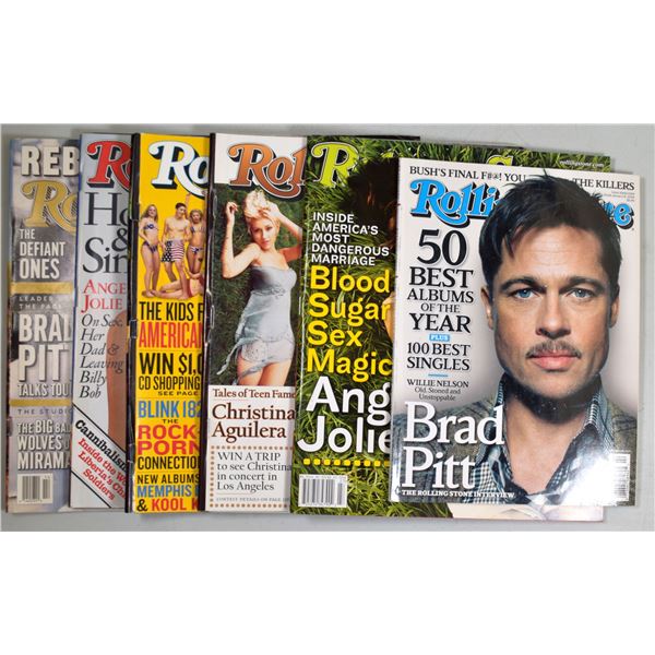 Rolling Stone Magazine Featuring Brad Pitt/Angelina Jolie