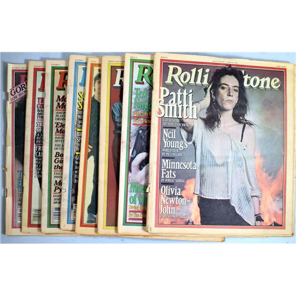 Rolling Stone Magazine featuring Issues from 1978, 1979, 1980