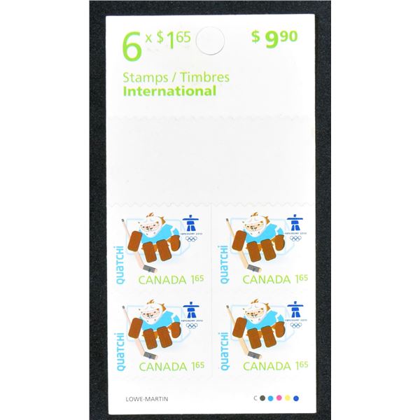 Stamps - Canada, Vancouver Olympics Mascot Quatchi $1.65