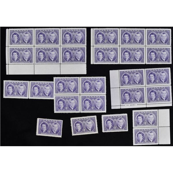 Stamps - Canada, Their Royal Highnesses the Princess Elizabeth, Duchess of Edinburgh, and the Duke o