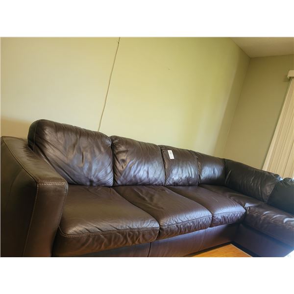 Leather Sectional C