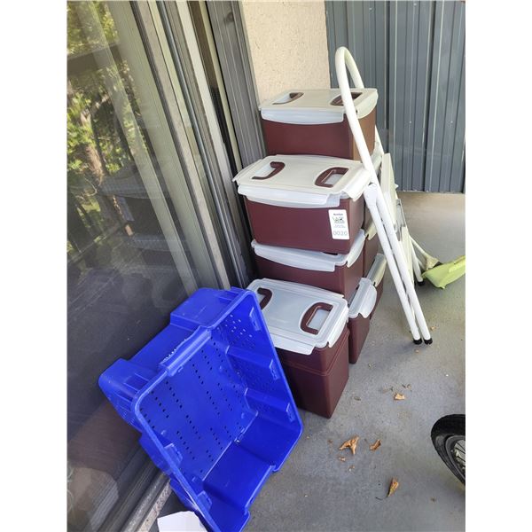 Storage Containers, Step Ladder A