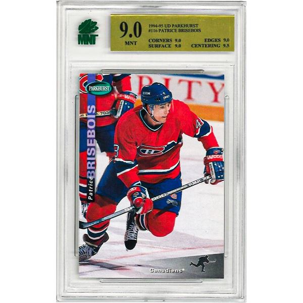 OE - 1994-95 Parkhurst Gold #116 Patrice Brisebois #116 Graded 9