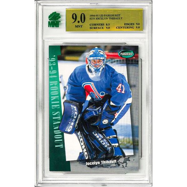 OE - 1994-95 Parkhurst Gold #275 Jocelyn Thibault  Graded 9