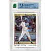 Image 1 : MR - 1992 O-Pee-Chee Premier Baseball # 120 Sammy Sosa Chicago Cub Graded 8.5