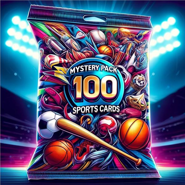 Sports Cards Mystery Pack - 300 Assorted Cards.