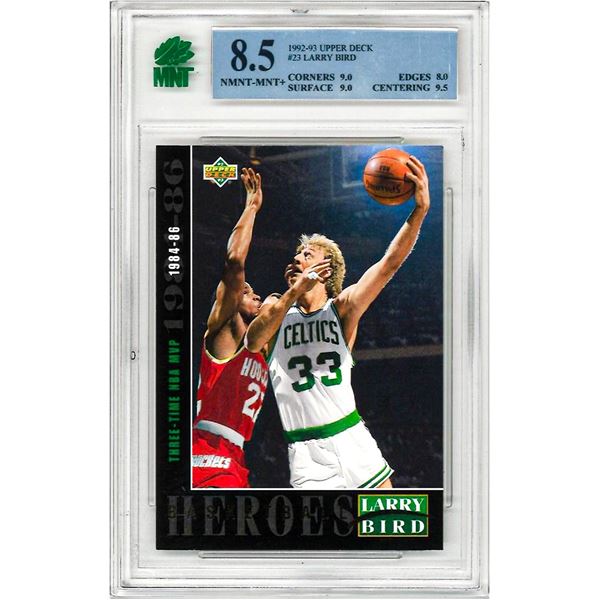 MR - 1992 Upper Deck Larry Bird #23 Graded 8.5