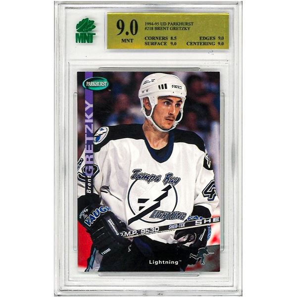 OE - 1994-95 Parkhurst Brent Gretzky #218 Graded 9