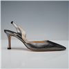 Image 3 : Manolo Blahnik Metallic Slingback Heels