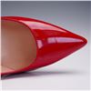 Image 8 : Stuart Weitzman Red Patent Pumps with Lucite Heels