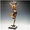 Image 2 : Mario Jason (Argentinean, b. 1938) Bronze and Marble Sculpture, Monique