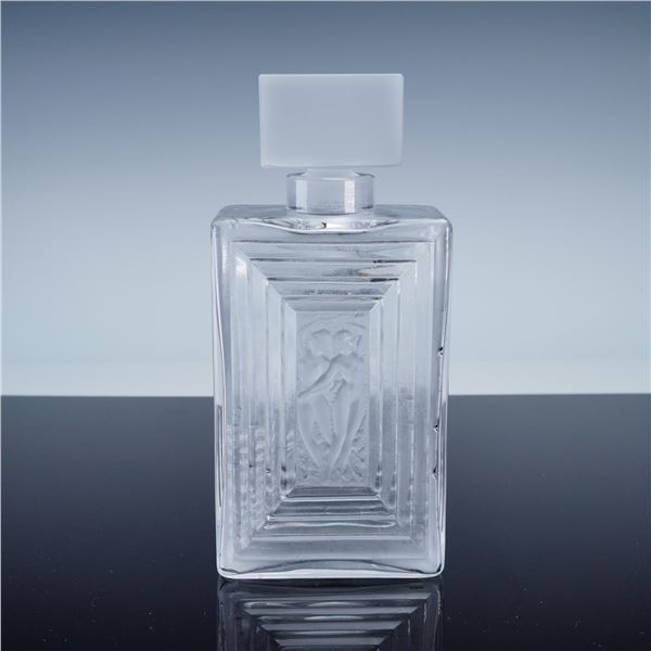 Lalique Crystal Perfume Bottle, Duncan No. 3