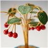 Image 2 : House Of Faberge Cherry Tree Sculpture By Franklin Mint