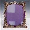 Image 1 : Jay Strongwater Multicolor Jeweled Scroll Picture Frame