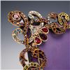 Image 3 : Jay Strongwater Multicolor Jeweled Scroll Picture Frame