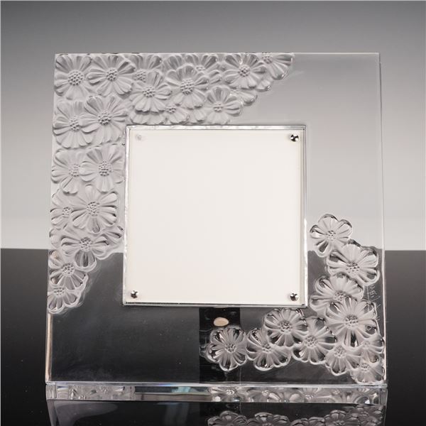 Lalique Crystal Picture Frame with Box