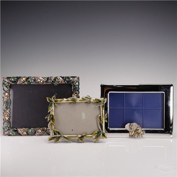 3pc Decorative Tabletop Picture Frames, Mixed Designs