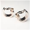 Image 3 : Sterling Silver Huggie Hoop Earrings