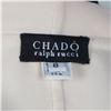 Image 5 : Chado Ralph Rucci Ivory Wool Jacket and White Knit Top