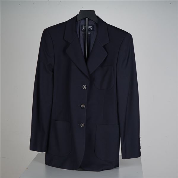 Escada Sport Navy Wool Blazer