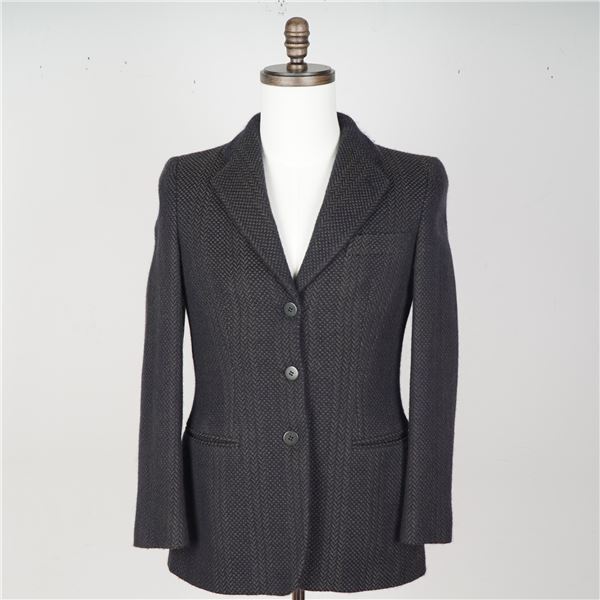 Giorgio Armani Wool Striped Women's Blazer