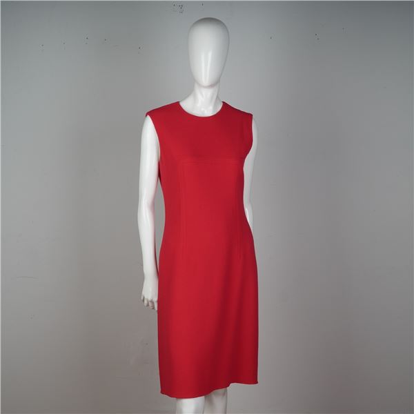 Bill Blass Red Sleeveless Shift Dress